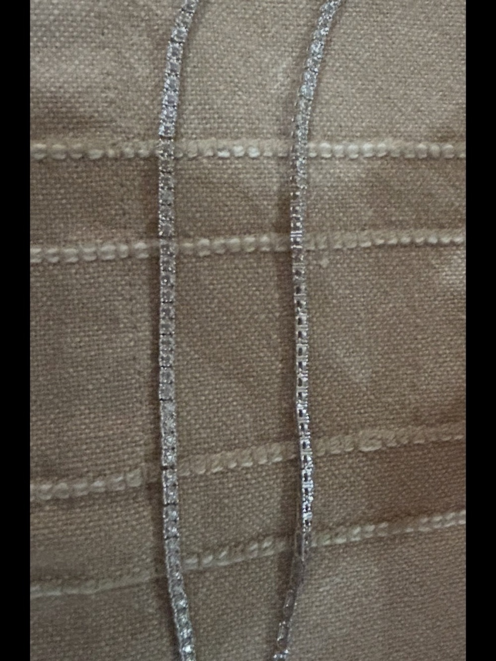 Kohl's Silver-Tone Crystal Tennis Necklace